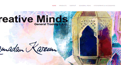 Desktop Screenshot of creativemindsdubai.com